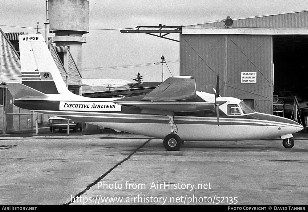 Aircraft Photo of VH-EXE | Aero Commander 500S Shrike Commander | Executive Airlines | AirHistory.net #52135