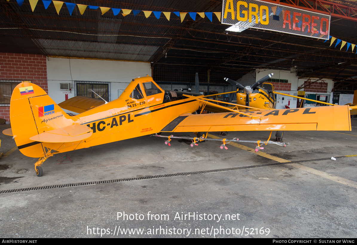 Aircraft Photo of HC-APL | Piper PA-25-235 Pawnee C | Agroaereo | AirHistory.net #52169