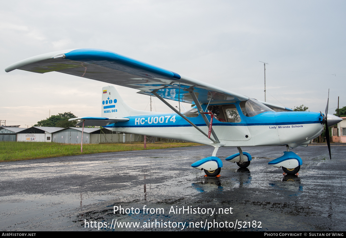 Aircraft Photo of HC-U0074 | AeroAndina MXP-150 Patriot | Aeroclub Los Rebeldes | AirHistory.net #52182