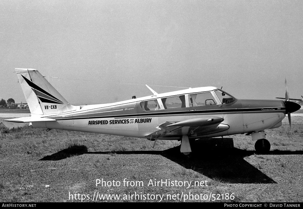 Aircraft Photo of VH-CXB | Piper PA-24-260 Comanche B | Airspeed Services | AirHistory.net #52186