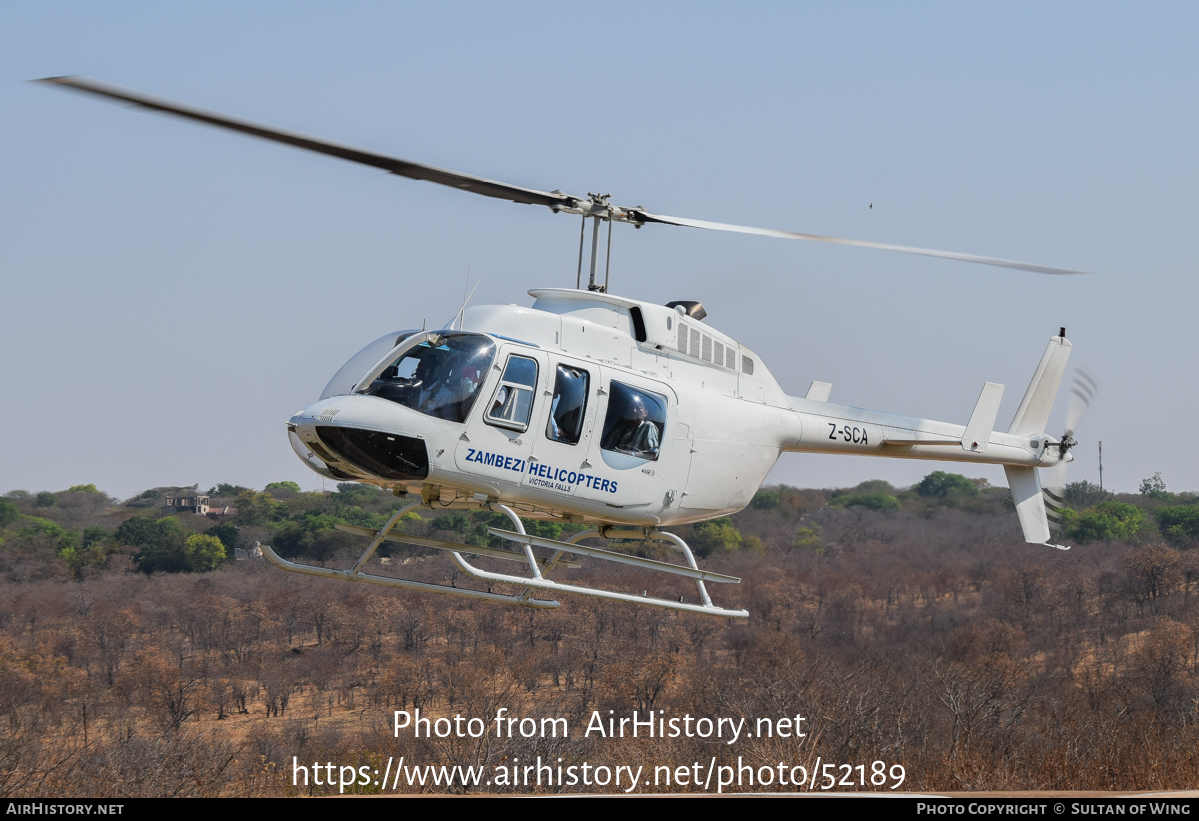 Aircraft Photo of Z-SCA | Bell 206L-3 LongRanger III | Zambezi Helicopters | AirHistory.net #52189