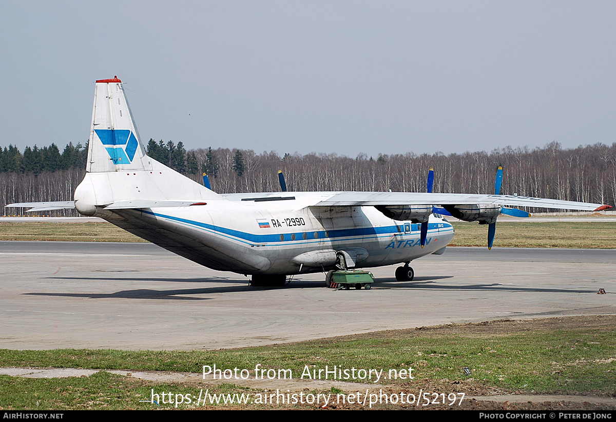 Aircraft Photo of RA-12990 | Antonov An-12B | Atran Cargo Airlines | AirHistory.net #52197