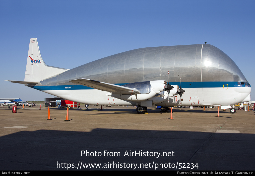 Aircraft Photo of N941NA | Aero Spacelines 377SGT Super Guppy Turbine | NASA - National Aeronautics and Space Administration | AirHistory.net #52234