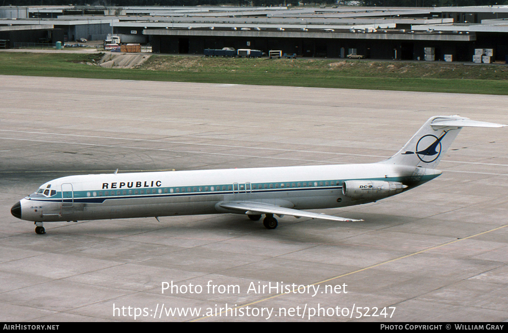 Aircraft Photo of N772NC | McDonnell Douglas DC-9-51 | Republic Airlines | AirHistory.net #52247