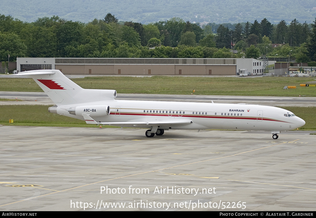 Aircraft Photo of A9C-BA | Boeing 727-2M7/Adv(RE) Super 27 | Bahrain Royal Flight | AirHistory.net #52265