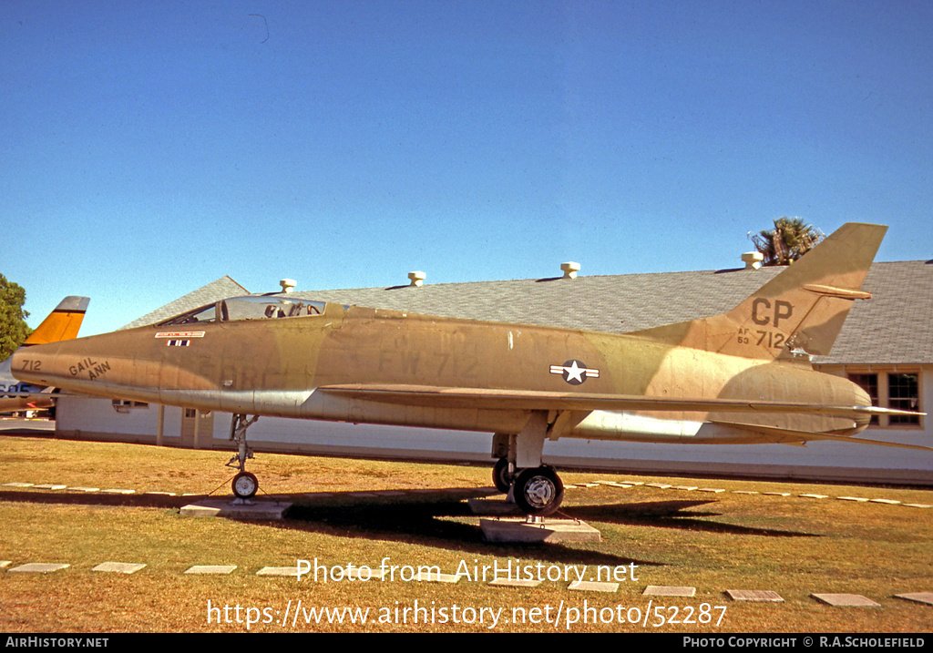 Aircraft Photo of 53-1712 / AF53-712 | North American F-100C Super Sabre | USA - Air Force | AirHistory.net #52287