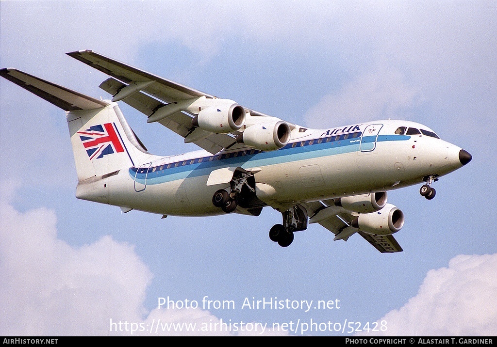 Aircraft Photo of G-CHSR | British Aerospace BAe-146-200 | Air UK | AirHistory.net #52428