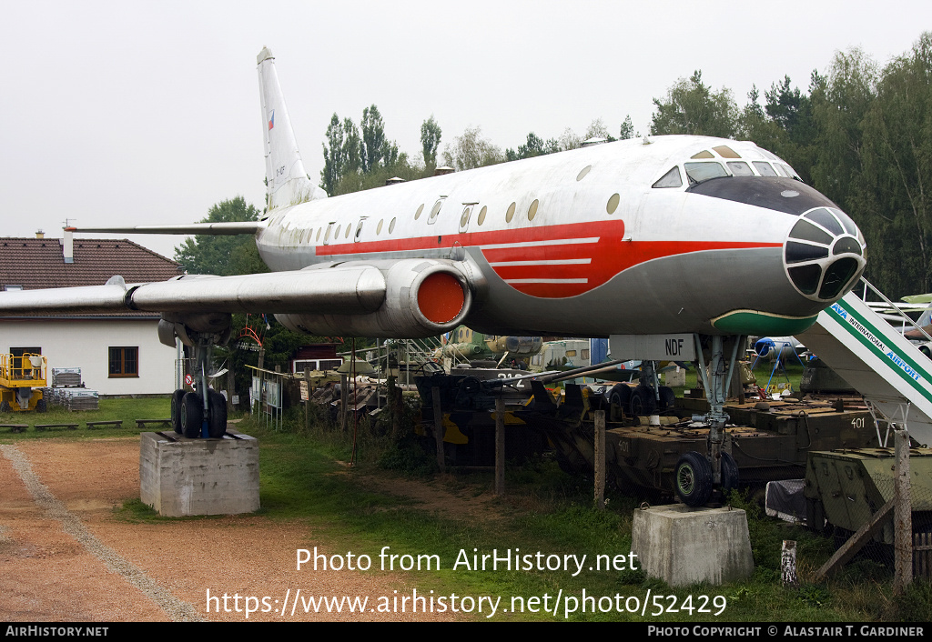 Aircraft Photo of OK-NDF | Tupolev Tu-104A | ČSA - Československé Aerolinie - Czechoslovak Airlines | AirHistory.net #52429