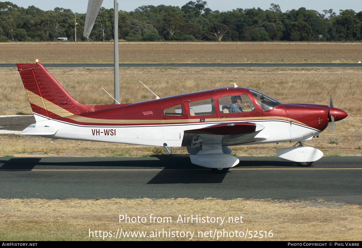 Aircraft Photo of VH-WSI | Piper PA-28-180 Cherokee Archer | AirHistory.net #52516