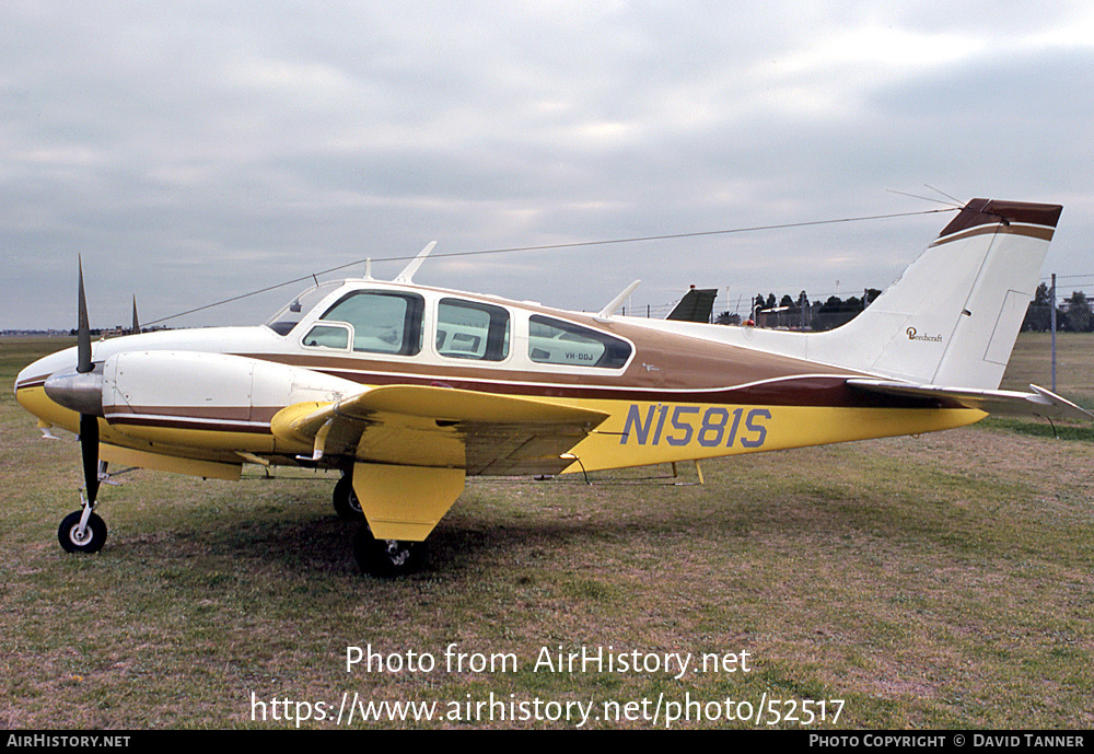 Aircraft Photo of N1581S | Beech A55 Baron (95-A55) | AirHistory.net #52517