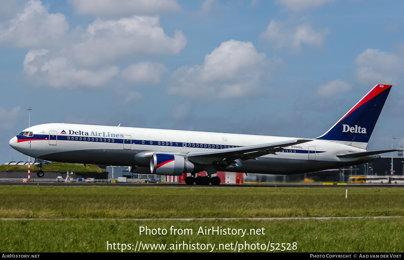 Aircraft Photo of N394DL | Boeing 767-324/ER | Delta Air Lines | AirHistory.net #52528