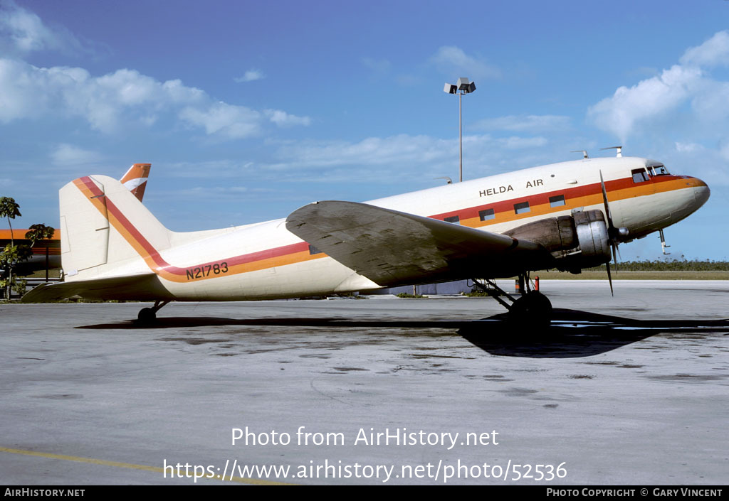 Aircraft Photo of N21783 | Douglas DC-3-313 | Helda Air | AirHistory.net #52536