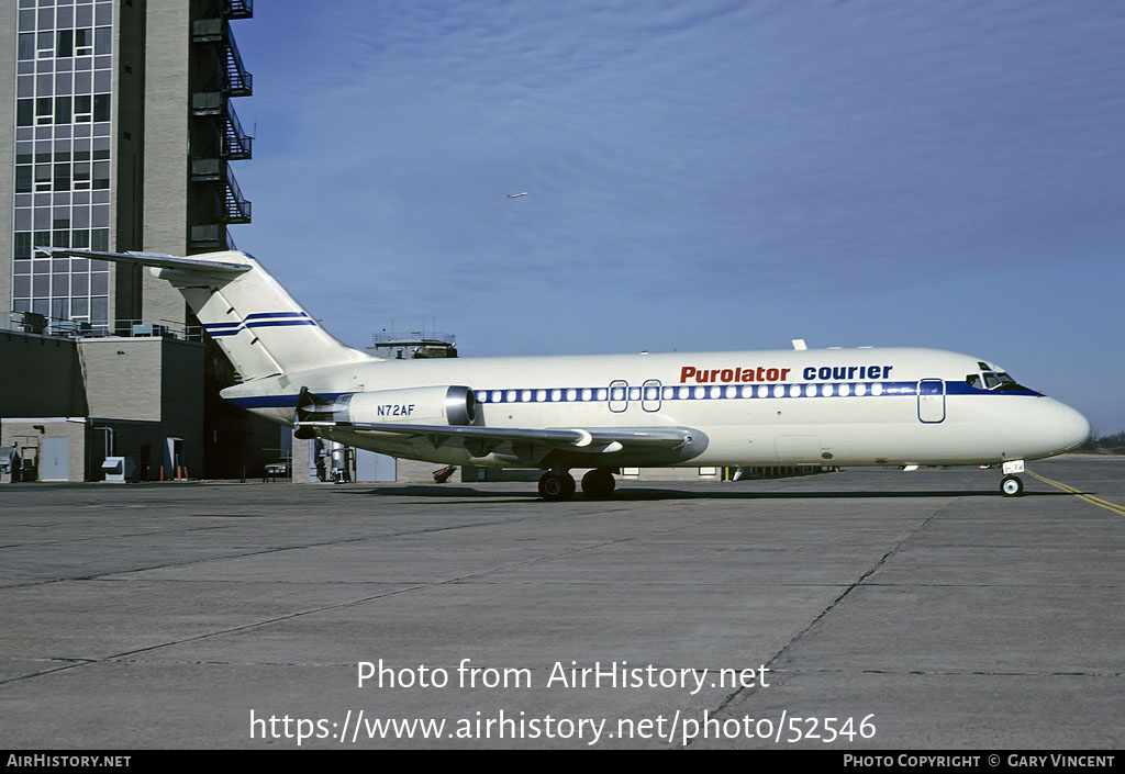 Aircraft Photo of N72AF | McDonnell Douglas DC-9-15RC | Purolator Courier | AirHistory.net #52546