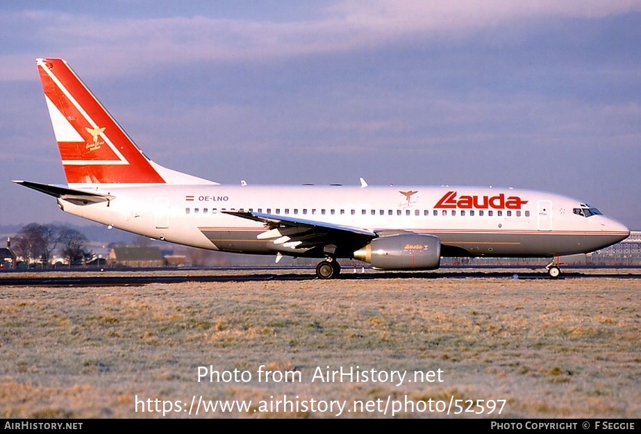 Aircraft Photo of OE-LNO | Boeing 737-7Z9 | Lauda Air | AirHistory.net #52597