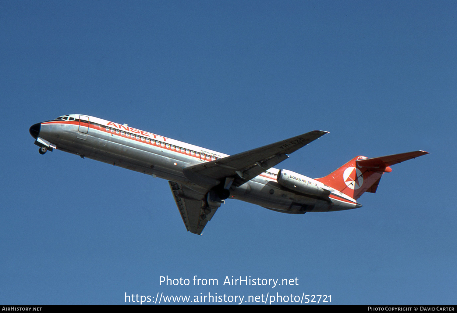 Aircraft Photo of VH-CZD | McDonnell Douglas DC-9-31 | Ansett Airlines of Australia | AirHistory.net #52721