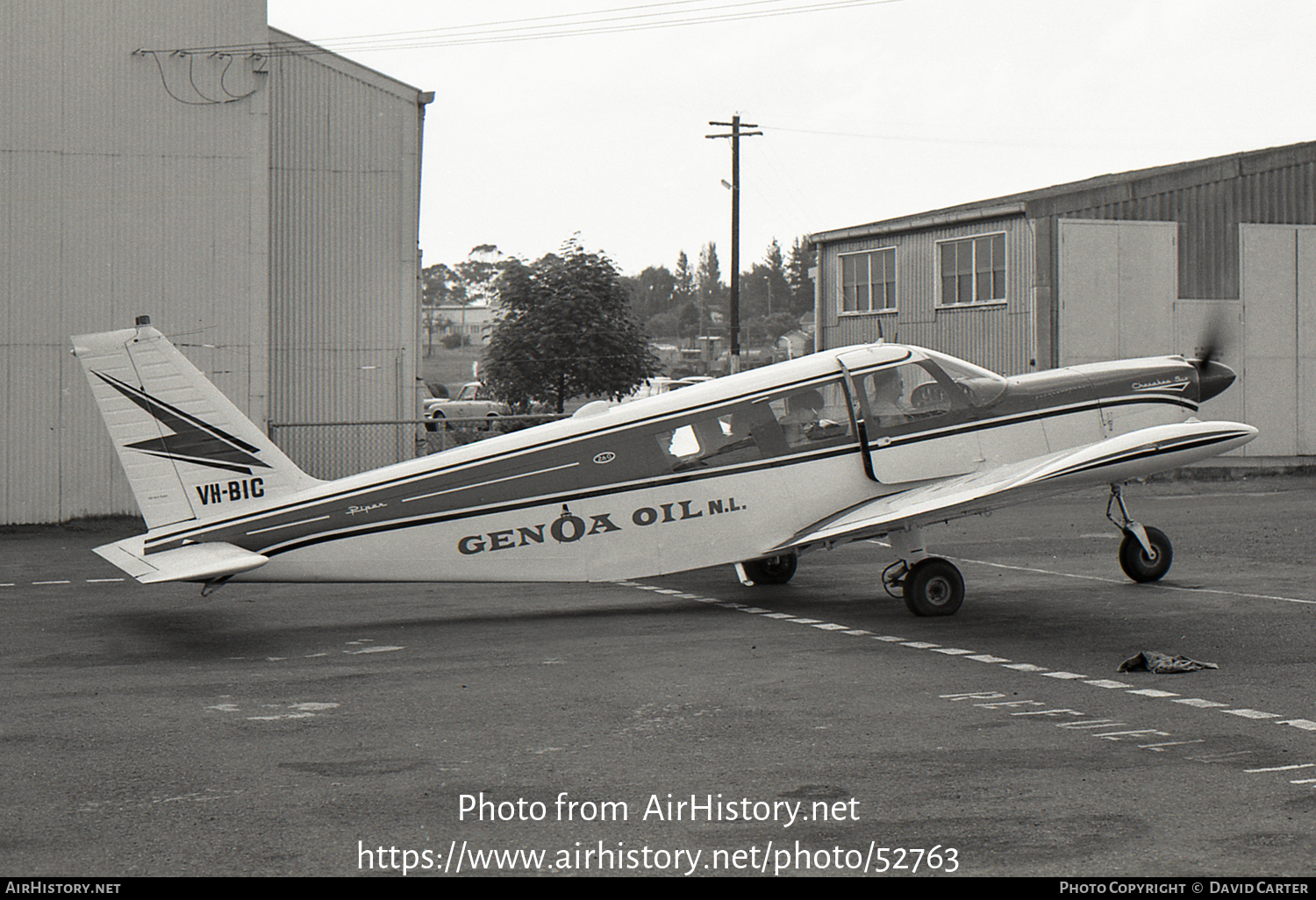 Aircraft Photo of VH-BIC | Piper PA-32-260 Cherokee Six | Genoa Oil | AirHistory.net #52763