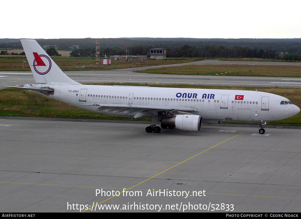 Aircraft Photo of TC-ONY | Airbus A300B2K-3C | Onur Air | AirHistory.net #52833