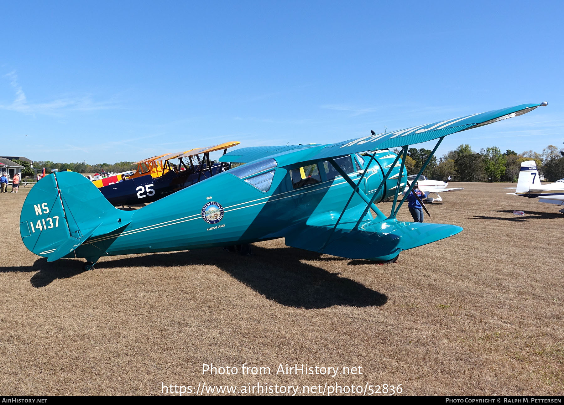 Aircraft Photo of N14137 / NS14137 | Waco YKC | Ohio National Guard | AirHistory.net #52836