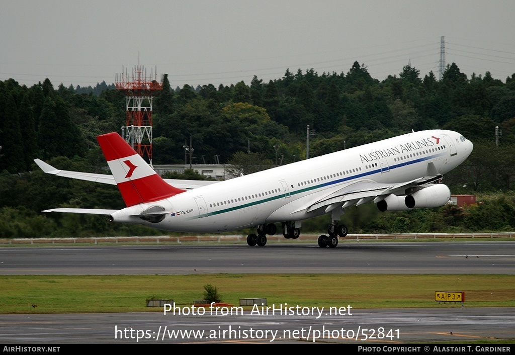 Aircraft Photo of OE-LAH | Airbus A340-211 | Austrian Airlines | AirHistory.net #52841