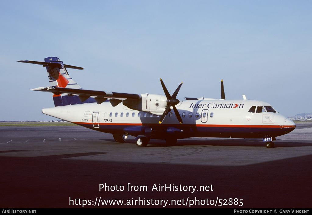 Aircraft Photo of C-FTCP, ATR ATR-42-300, Inter-Canadien