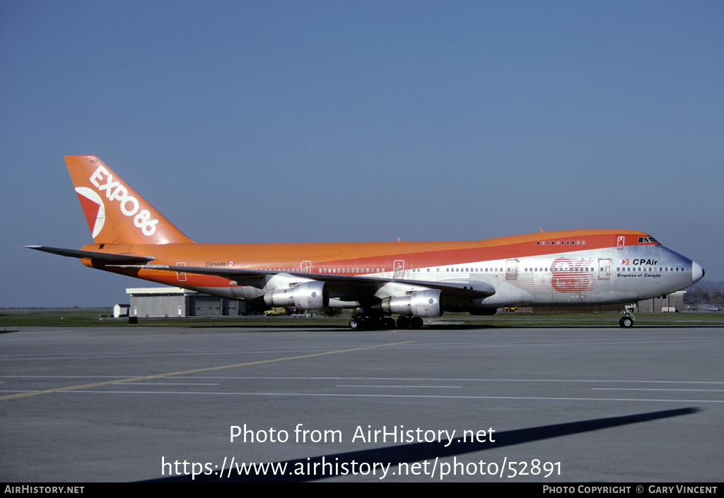 Aircraft Photo of C-FCRD | Boeing 747-217B | CP Air | AirHistory.net #52891