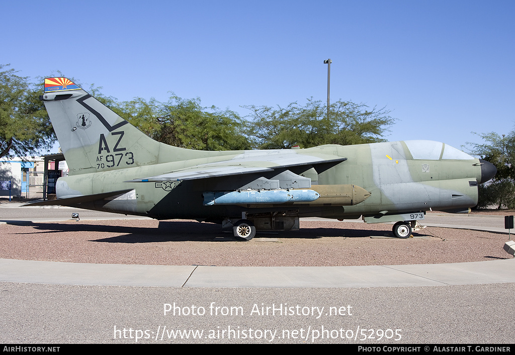 Aircraft Photo of 70-0973 / AF70-973 | LTV A-7D Corsair II | USA - Air Force | AirHistory.net #52905