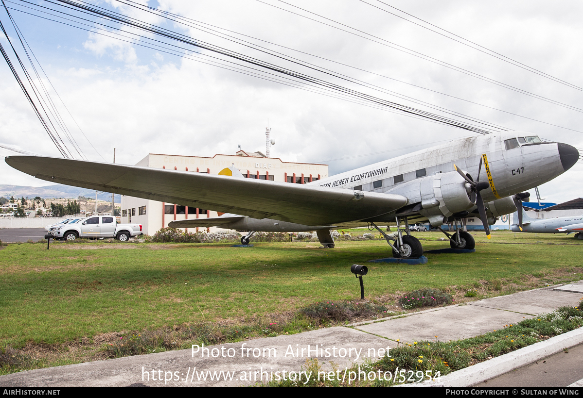 Aircraft Photo of FAE-11747 | Douglas C-53D Skytrooper | Ecuador - Air Force | BACO 001 | AirHistory.net #52954