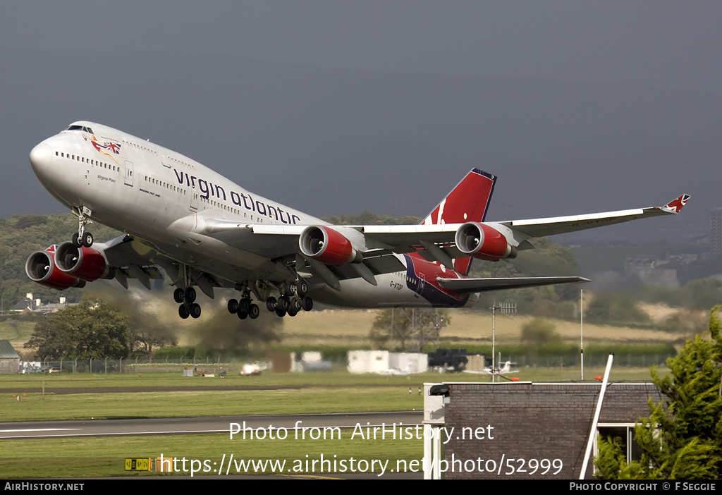 Aircraft Photo of G-VTOP | Boeing 747-4Q8 | Virgin Atlantic Airways | AirHistory.net #52999