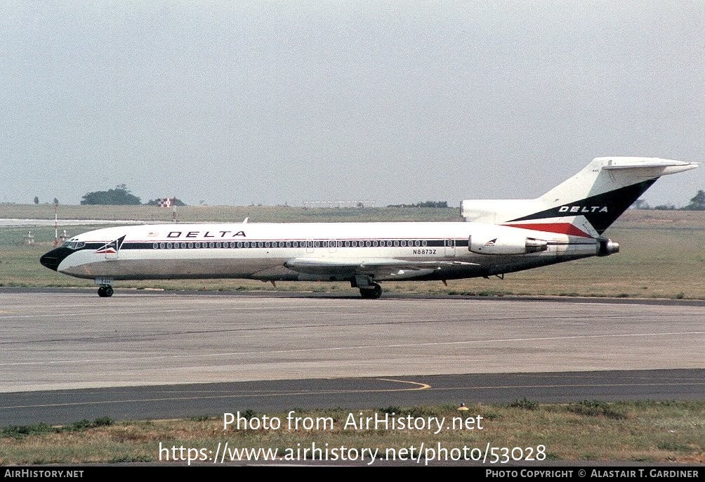 Aircraft Photo of N8873Z | Boeing 727-225/Adv | Delta Air Lines | AirHistory.net #53028