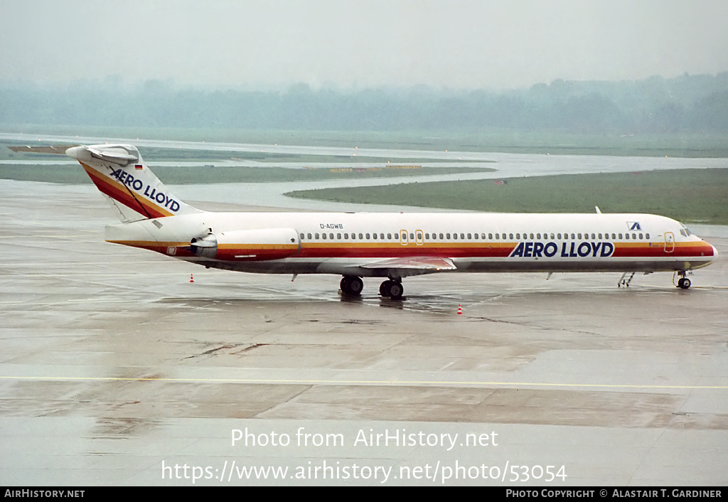 Aircraft Photo of D-AGWB | McDonnell Douglas MD-83 (DC-9-83) | Aero Lloyd | AirHistory.net #53054