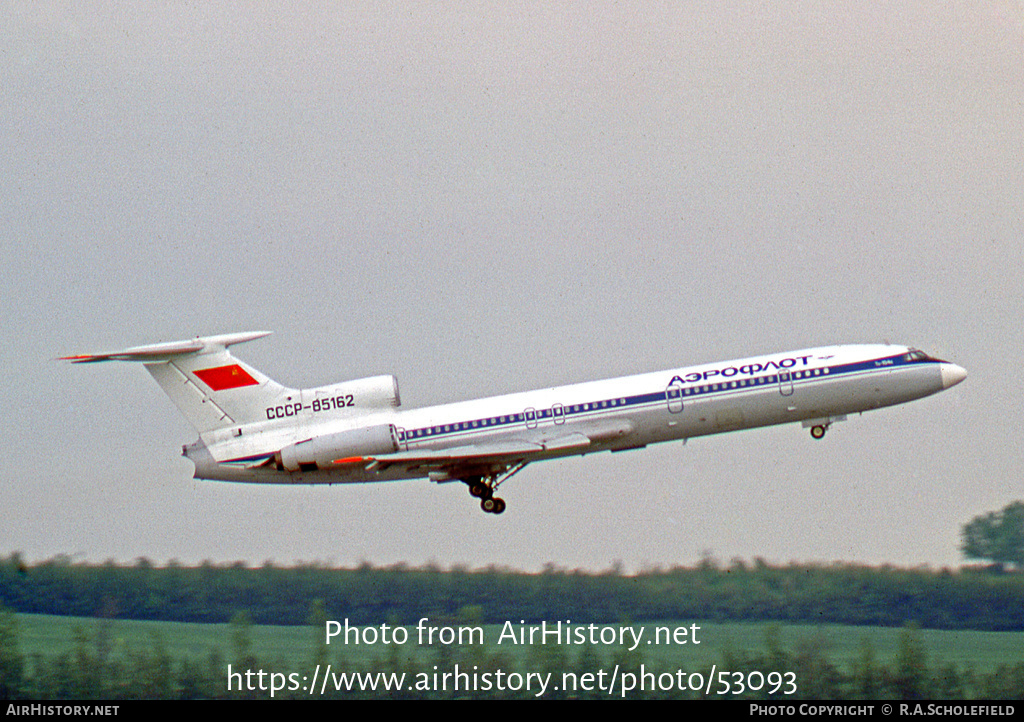 Aircraft Photo of CCCP-85162 | Tupolev Tu-154B | Aeroflot | AirHistory.net #53093