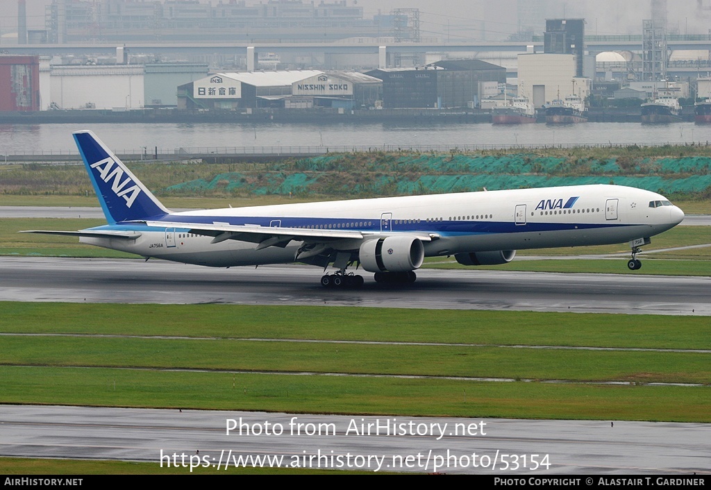 Aircraft Photo of JA756A | Boeing 777-381 | All Nippon Airways - ANA | AirHistory.net #53154