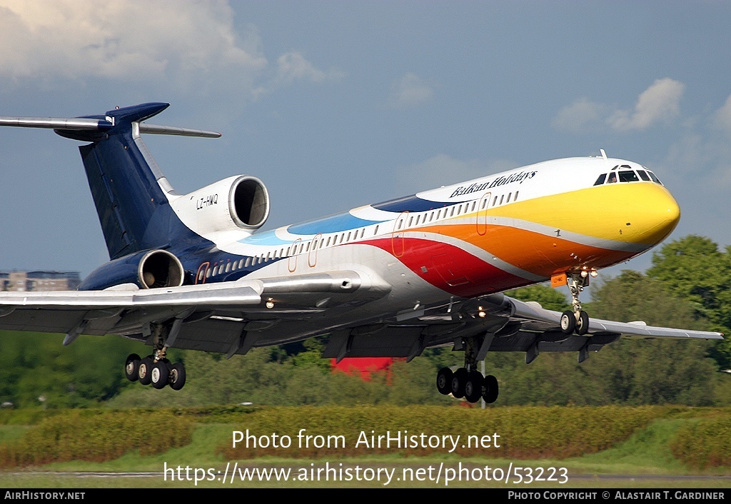 Aircraft Photo of LZ-HMQ | Tupolev Tu-154M | Balkan Holidays Air - BH Air | AirHistory.net #53223