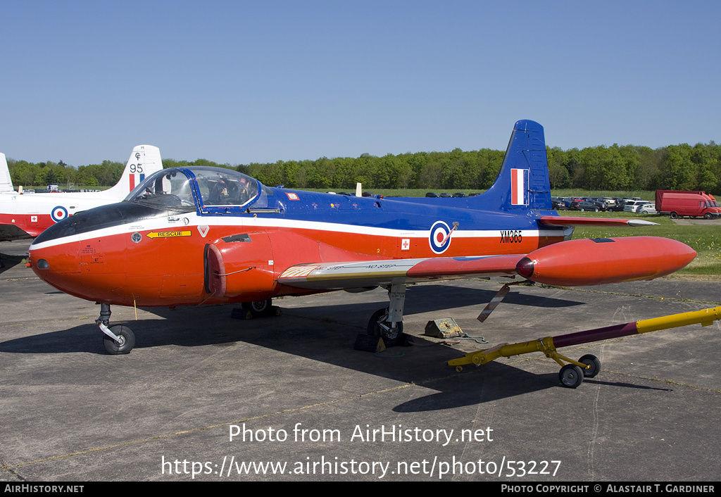 Aircraft Photo of XM365 | Hunting P.84 Jet Provost T3A | UK - Air Force | AirHistory.net #53227