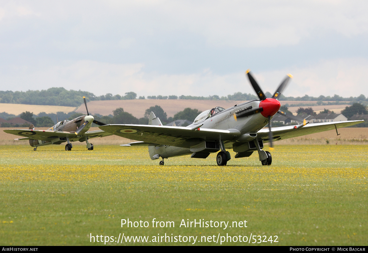 Aircraft Photo of G-BUOS / SM845 | Supermarine 394 Spitfire FR18E | UK - Air Force | AirHistory.net #53242