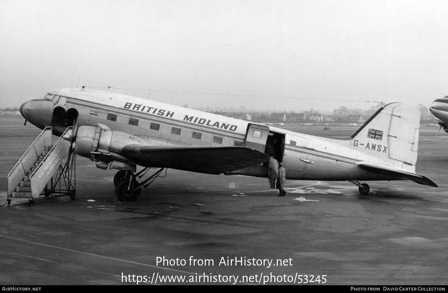 Aircraft Photo of G-AMSX | Douglas C-47B Skytrain | British Midland Airways - BMA | AirHistory.net #53245