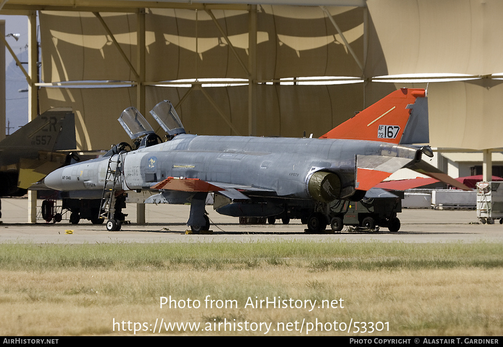 Aircraft Photo of 72-0167 / AF72-167 | McDonnell Douglas F-4E Phantom II | USA - Air Force | AirHistory.net #53301