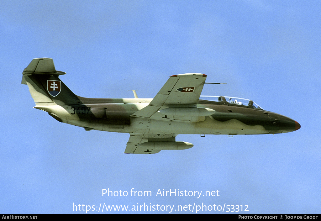 Aircraft Photo of 3407 | Aero L-29 Delfin | Slovakia - Air Force | AirHistory.net #53312