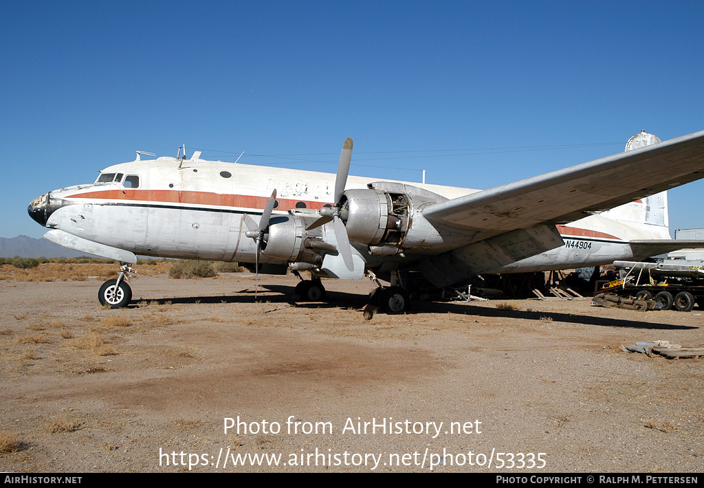 Aircraft Photo of N44904 | Douglas C-54Q Skymaster | Biegert Aviation | AirHistory.net #53335