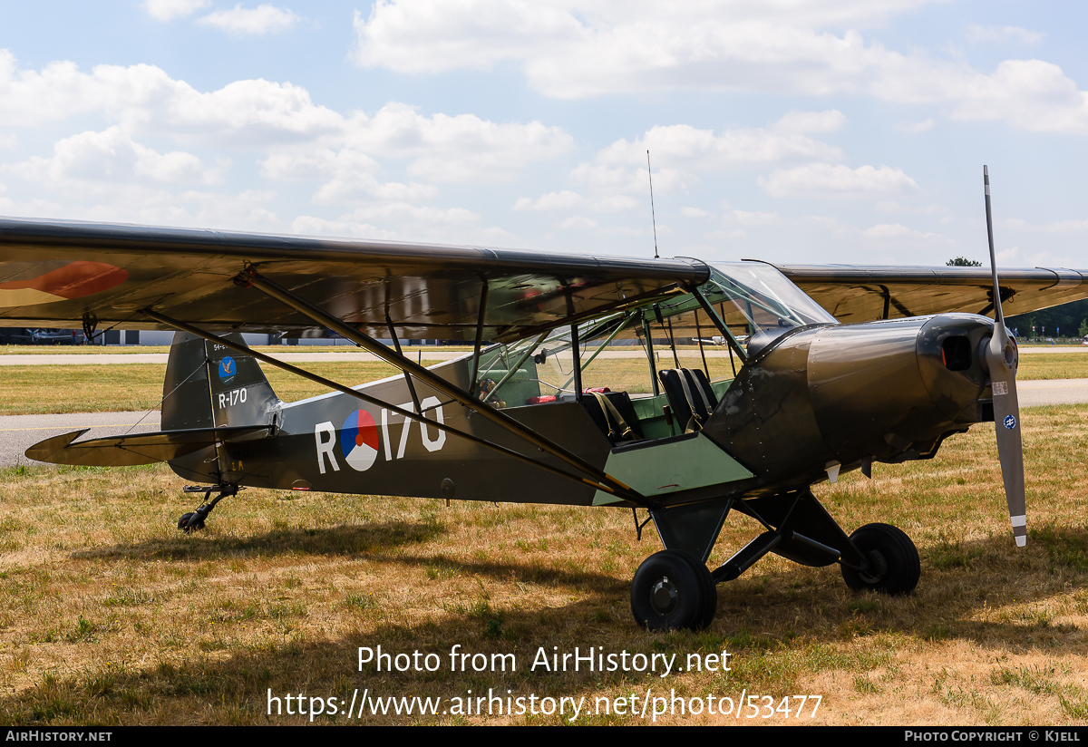 Aircraft Photo of PH-ENJ / R-170 | Piper PA-18-150 Super Cub | Netherlands - Air Force | AirHistory.net #53477