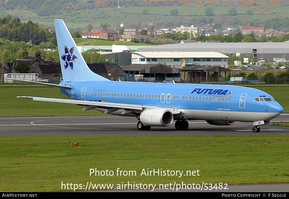 Aircraft Photo of EC-INP | Boeing 737-804 | Futura International Airways | AirHistory.net #53482