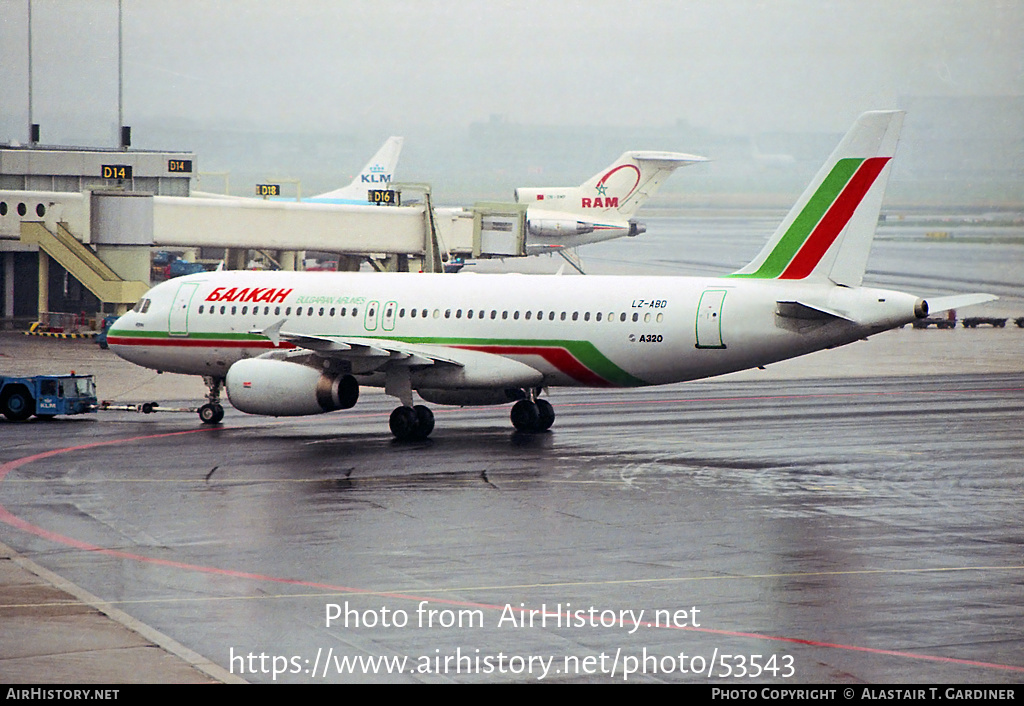 Aircraft Photo of LZ-ABD | Airbus A320-231 | Balkan - Bulgarian Airlines | AirHistory.net #53543
