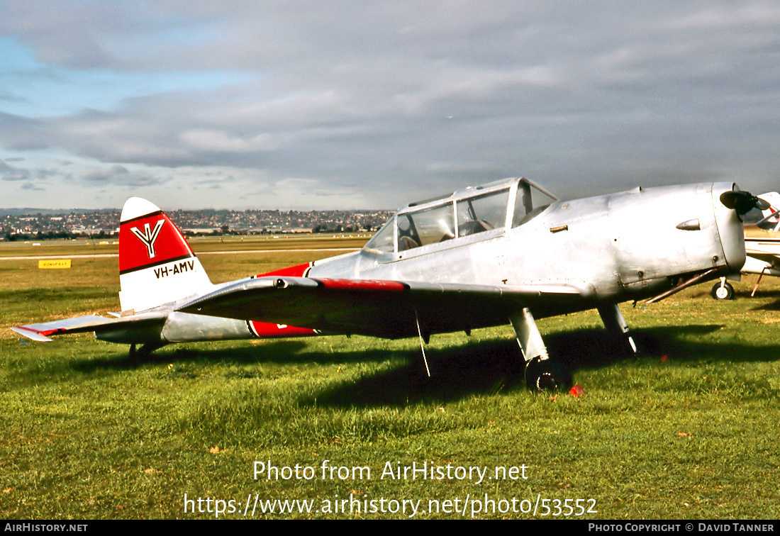 Aircraft Photo of VH-AMV | De Havilland DHC-1 Chipmunk T10 | AirHistory.net #53552