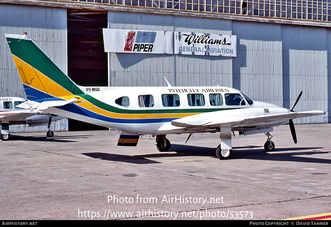 Aircraft Photo of VH-WGG | Piper PA-31-350 Navajo Chieftain | Intercity Airlines | AirHistory.net #53573