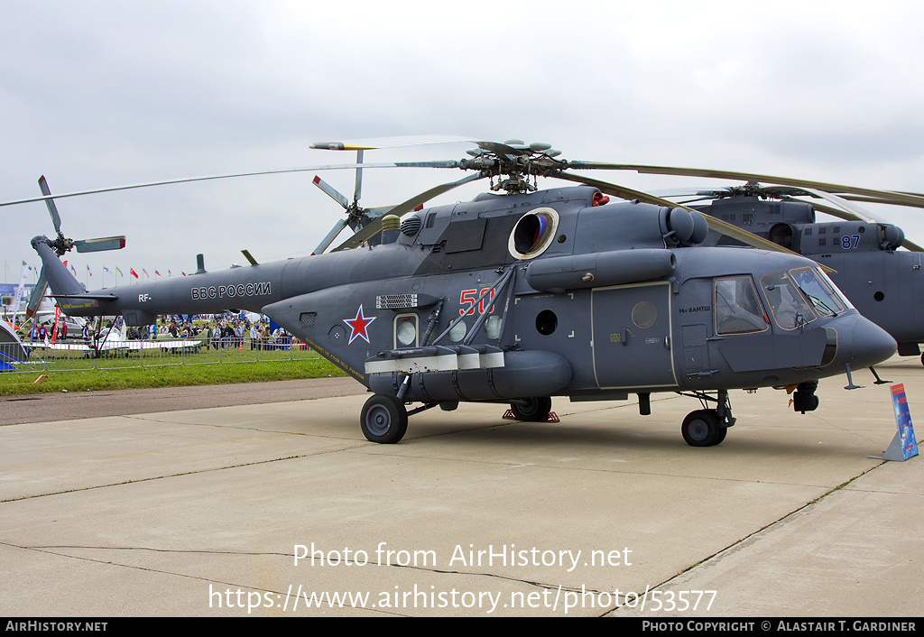 Aircraft Photo of 50 red | Mil Mi-8AMTSh | Russia - Air Force | AirHistory.net #53577