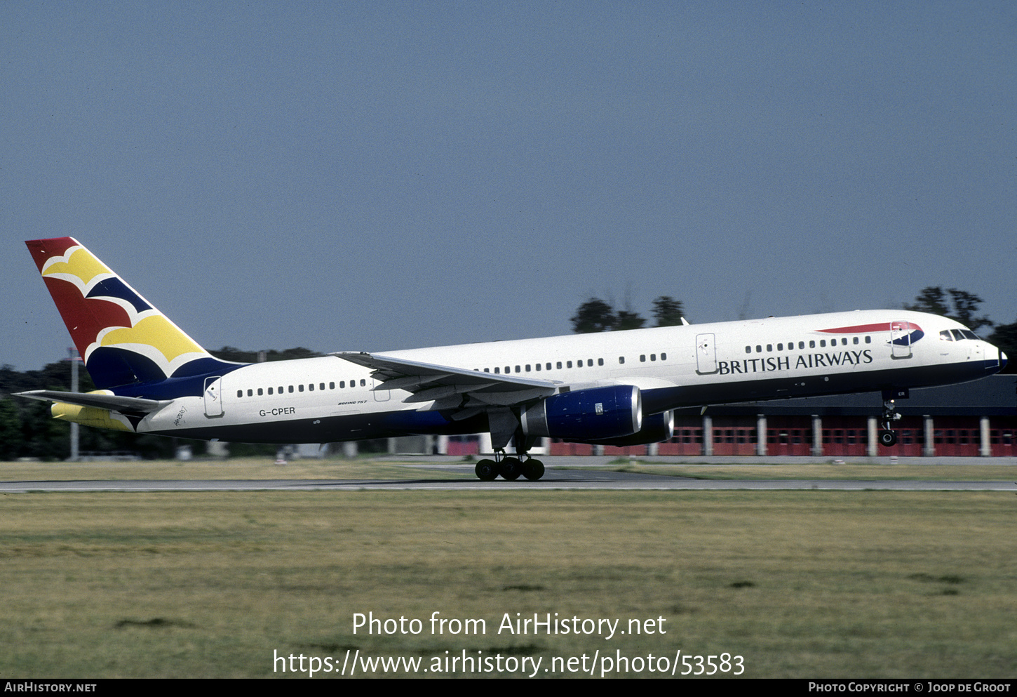 Aircraft Photo of G-CPER | Boeing 757-236 | British Airways | AirHistory.net #53583