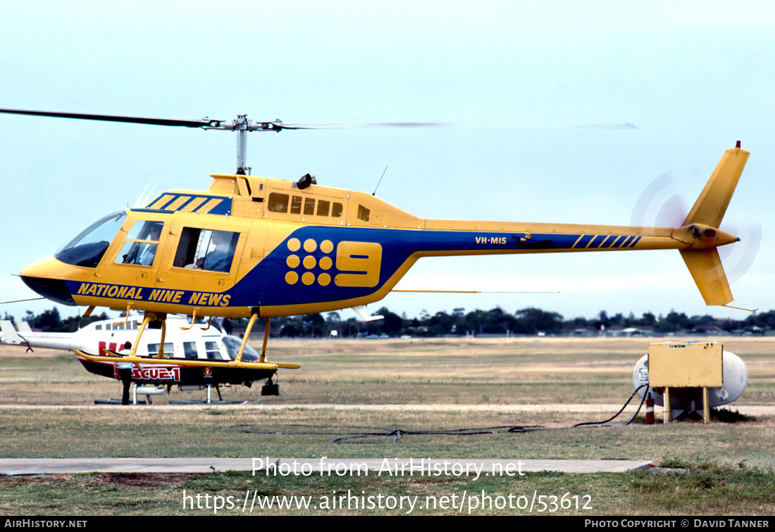 Aircraft Photo of VH-MIS | Bell 206B JetRanger II | National Nine News | AirHistory.net #53612