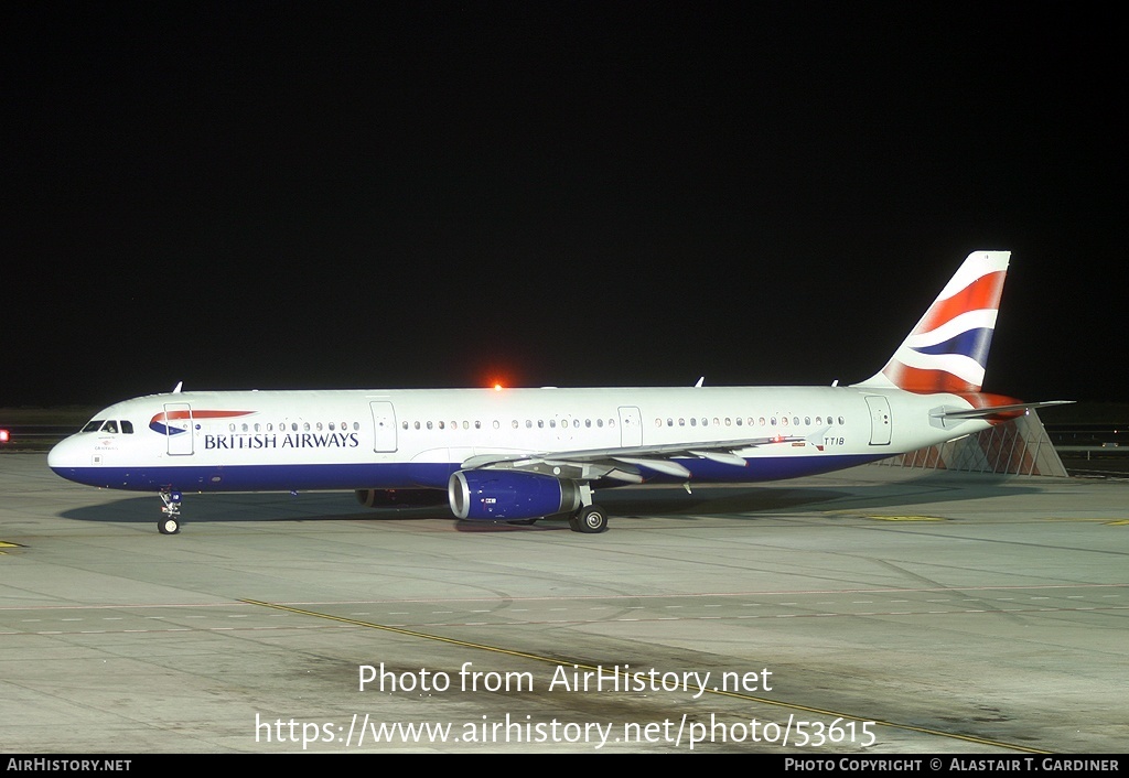 Aircraft Photo of G-TTIB | Airbus A321-231 | British Airways | AirHistory.net #53615