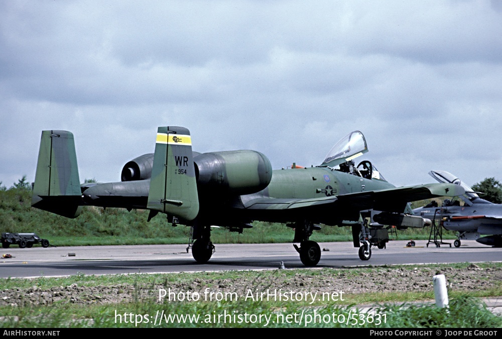 Aircraft Photo of 81-0954 / AF81-954 | Fairchild A-10A Thunderbolt II | USA - Air Force | AirHistory.net #53631