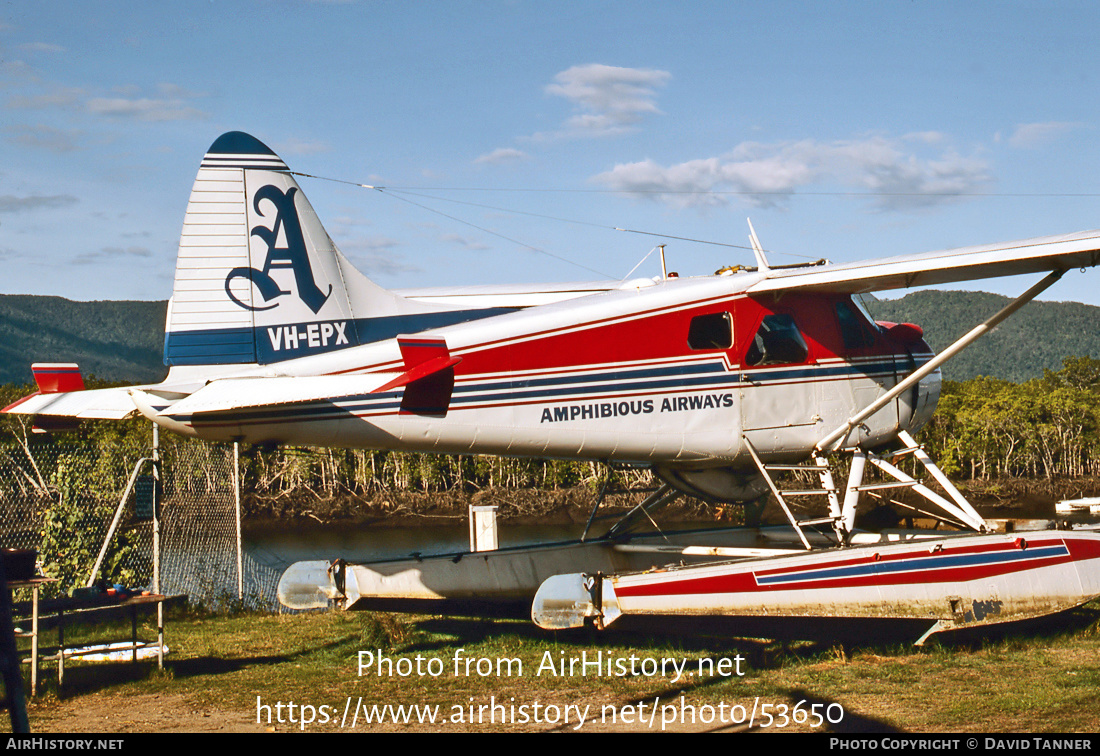 Aircraft Photo of VH-EPX | De Havilland Canada DHC-2 Beaver Mk1 | Amphibious Airways | AirHistory.net #53650